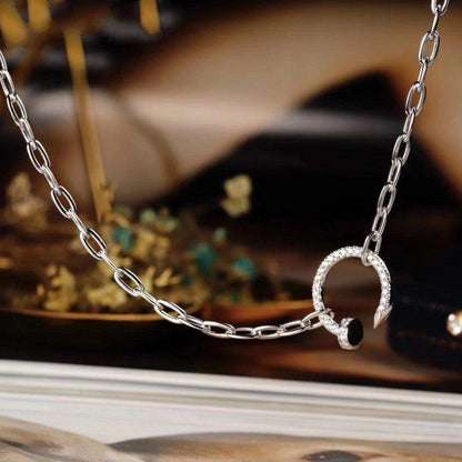 [Amore Jewels]JUSTE NECKLACE FULL DIAMONDS