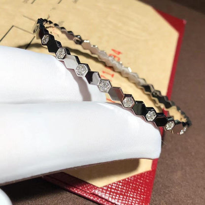 [Amore Jewels]BEE LOVE SILVER DIAMOND BRACELET