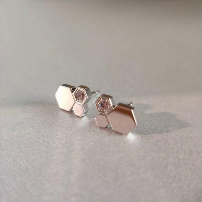[Amore Jewels]BEE LOVE SILVER DIAMOND EARRINGS