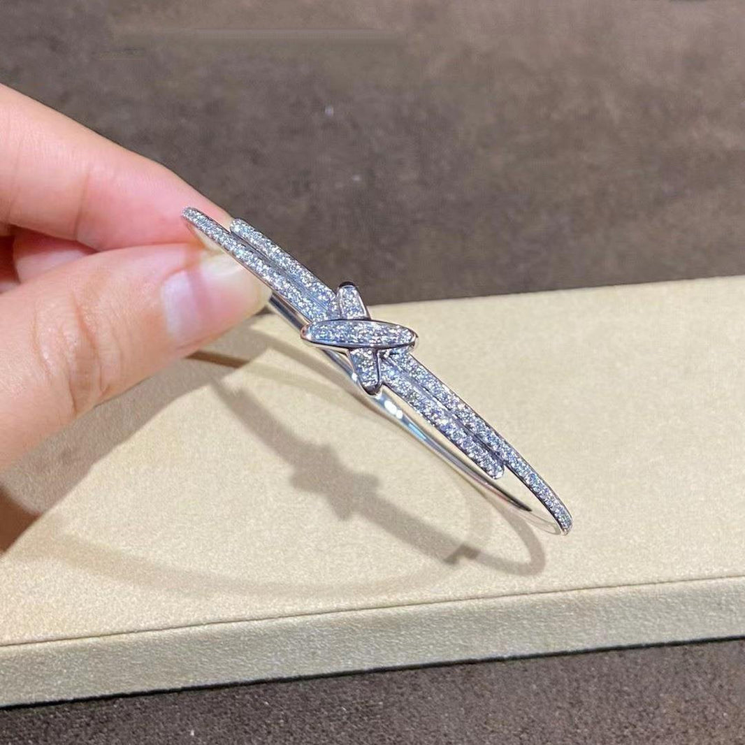 [Amore Jewels]JEUX DE BRACELET DIAMONDS SILVER