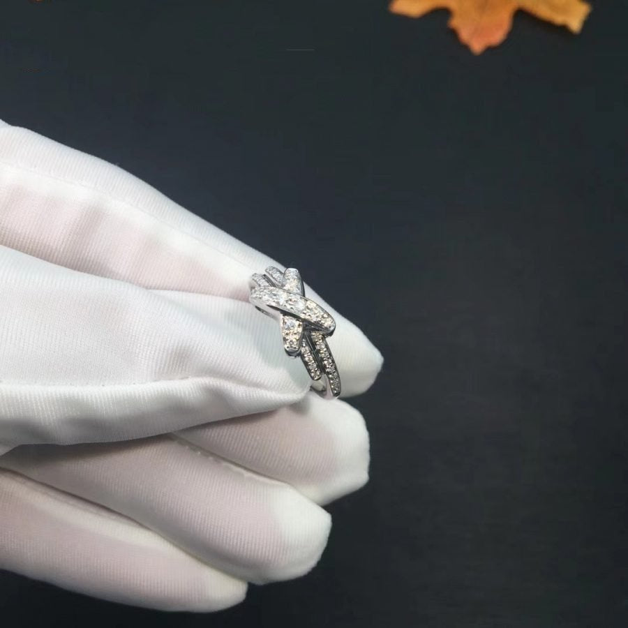 [Amore Jewels]JEUX DE SILVER DIAMOND RING
