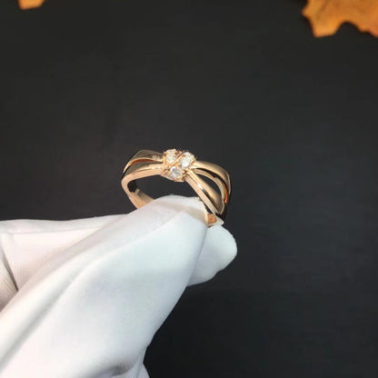 [Amore Jewels]LIENS RING PINK GOLD DIAMOND