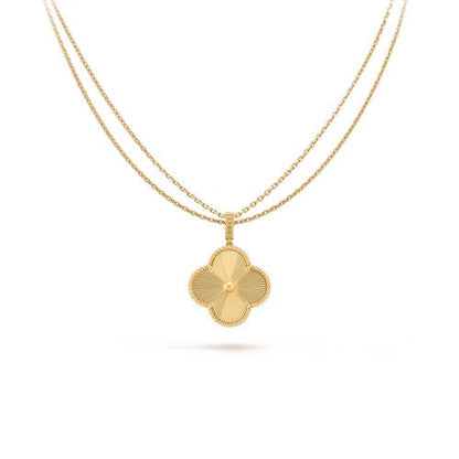 [Amore Jewels]CLOVER 25MM PEDANT NECKLACE GOLD