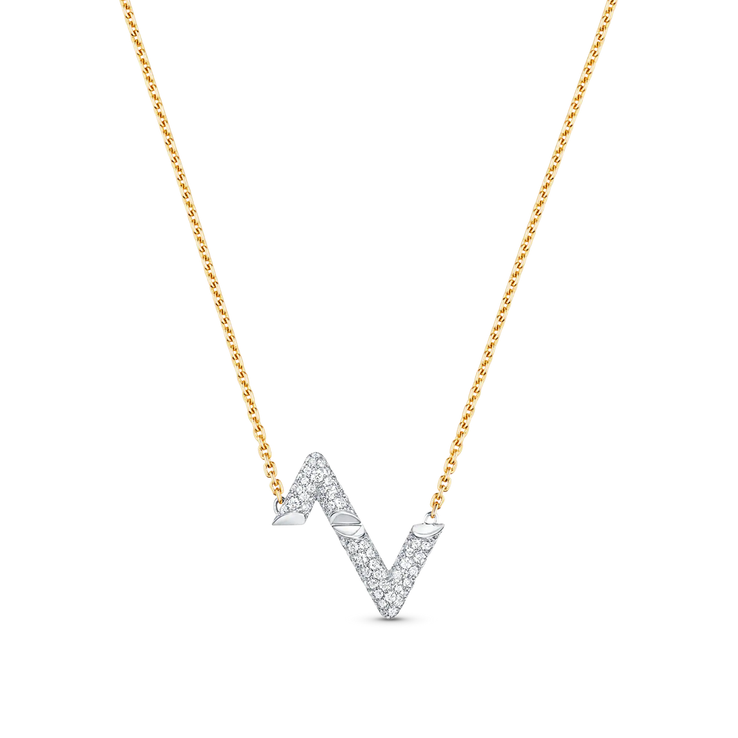 [Amore Jewels]VOLT SILVER DIAMOND PEDANT NECKLACE