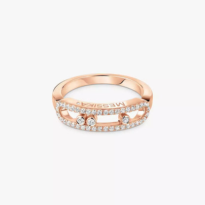 [Amore Jewels] Baby Move Gold Diamond Pave_ Ring