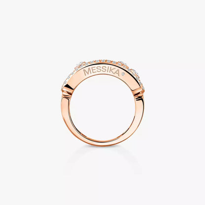 [Amore Jewels] Move Gold Diamond Pave_ Ring