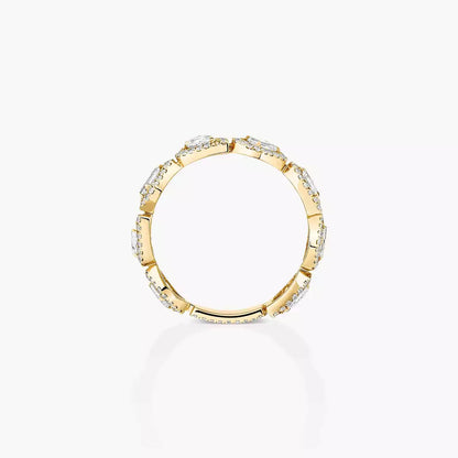 [Amore Jewels] Diamond Wedding Ring My Twin