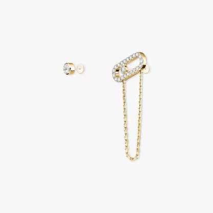 [Amore Jewels]Move Uno Diamond Earrings