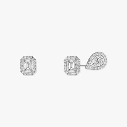 [Amore Jewels]Diamond Earrings 0,10ct My Twin 1+2