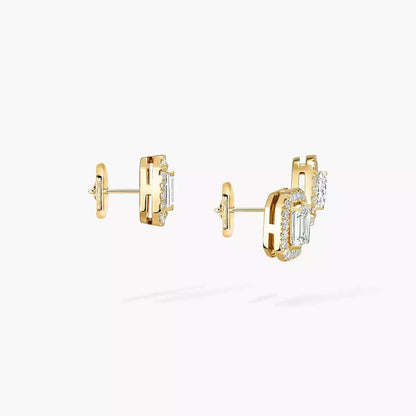 [Amore Jewels]Diamond Earrings 0,10ct My Twin 1+2
