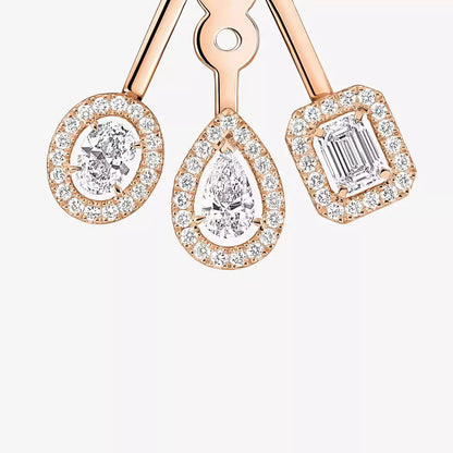 [Amore Jewels] My Twin Trio  Diamond Earrings