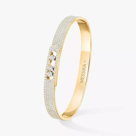 [Amore Jewels]Move Noa Full Pavé Diamond Bangle Bracelet