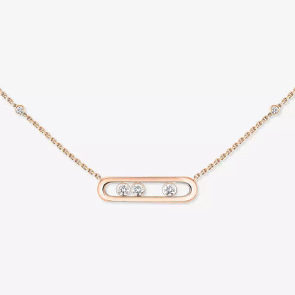 [Amore Jewels] Baby Move Gold Diamond Necklace