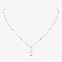 [Amore Jewels] Move Uno Gold Diamond Long Necklace