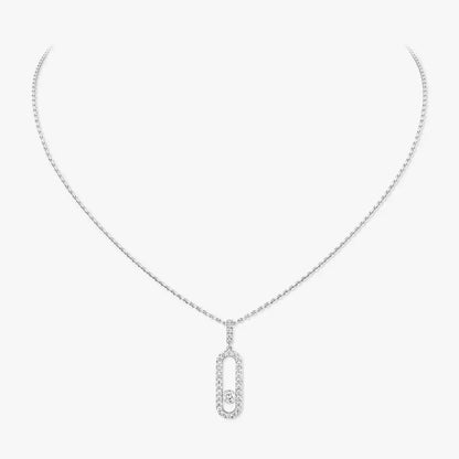 [Amore Jewels]Move Uno Diamond Necklace in Rose Gold