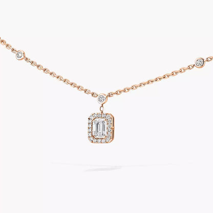 [Amore Jewels]My Twin Diamond Necklace in Silver