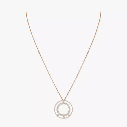 [Amore Jewels]Move Romane Long Pave_-Set Diamond Necklace