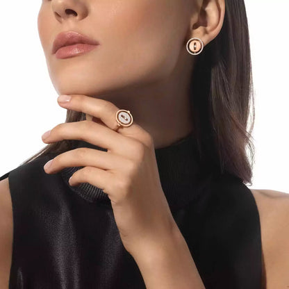 [Amore Jewels]Lucky Move Diamond Earrings