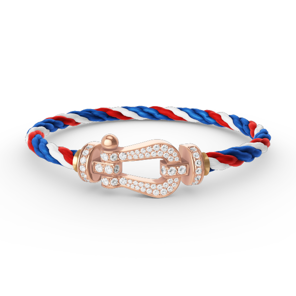 [Amore Jewels]FORCE LARGE HORSESHOE FULL DIAMOND BRACELET ROSE GOLD