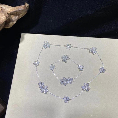 [Amore Jewels]FRIVOLE SILVER 5 FLOWERS BRACELET