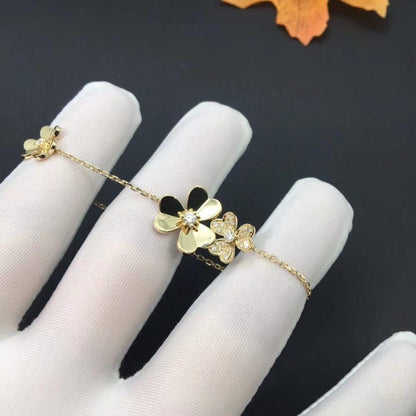 [Amore Jewels]FRIVOLE GOLD 5 FLOWERS BRACELET
