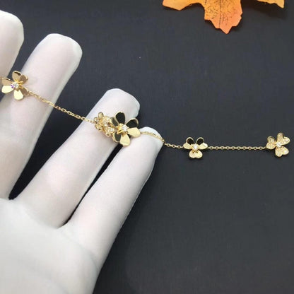 [Amore Jewels]FRIVOLE GOLD 5 FLOWERS BRACELET