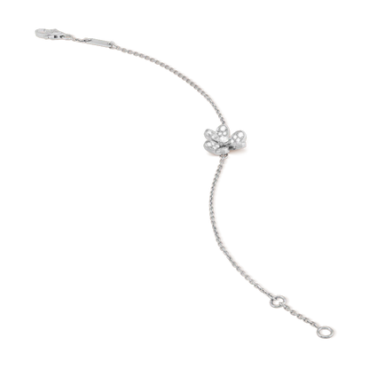 [Amore Jewels]FRIVOLE SILVER FLOWER DIAMOND BRACELET
