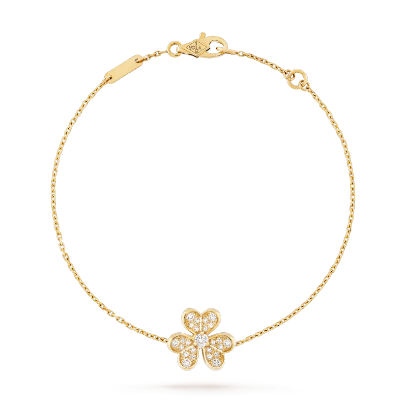 [Amore Jewels]FRIVOLE GOLD FLOWER DIAMOND BRACELET