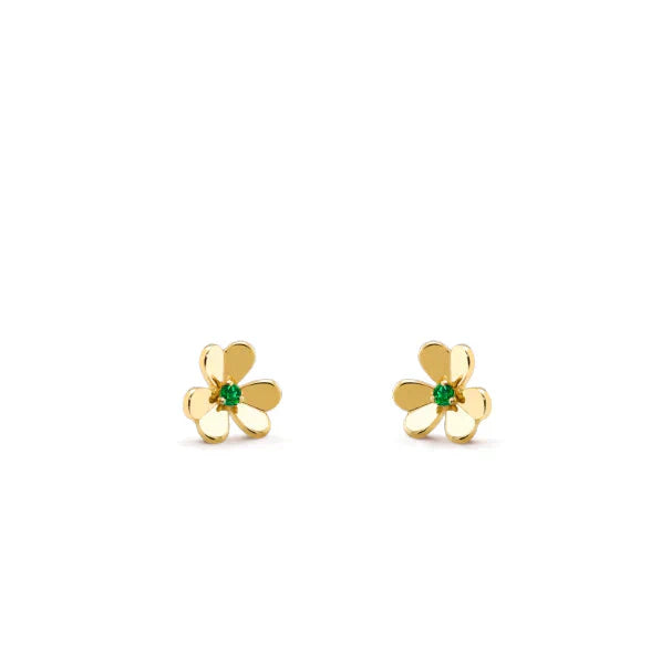 [Amore Jewels]FRIVOLE  FLOWER MALACHITE EARRINGS