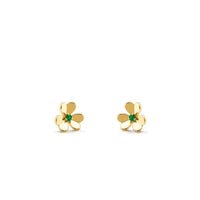 [Amore Jewels]FRIVOLE  FLOWER MALACHITE EARRINGS