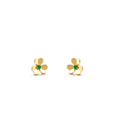 [Amore Jewels]FRIVOLE  FLOWER MALACHITE EARRINGS
