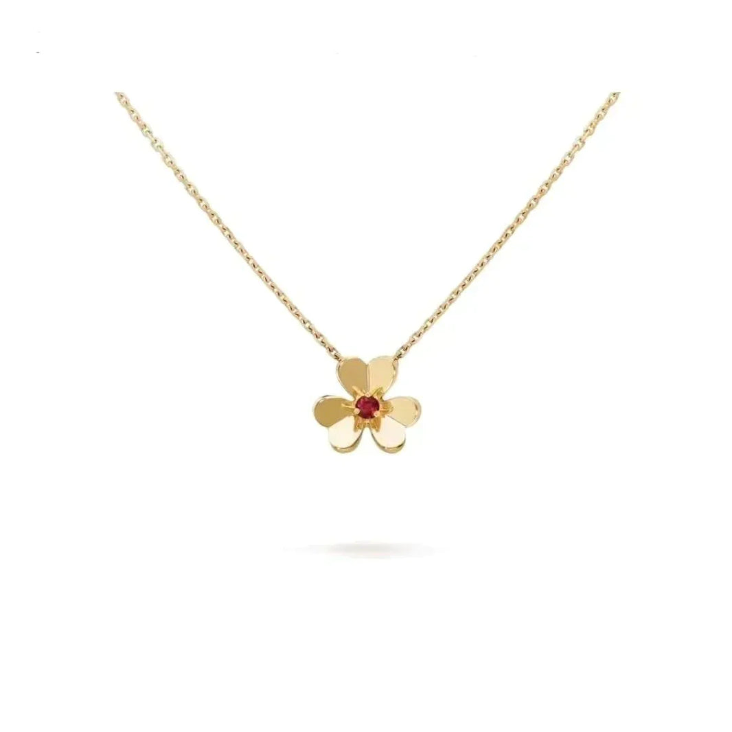 [Amore Jewels]FRIVOLE GOLD FLOWER NECKLACE