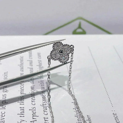 [Amore Jewels]CLOVER  SINGLE FLOWER BRACELET SILVER