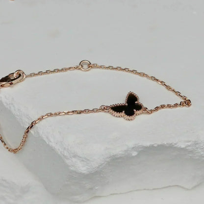 [Amore Jewels]BUTTERFLY ONYX  BUTTERFLY BRACELET