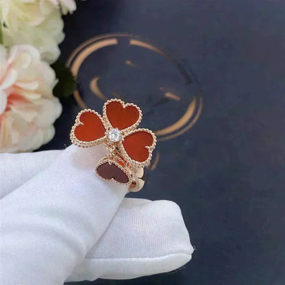 [Amore Jewels]SWEET CLOVER CARNELIAN RING