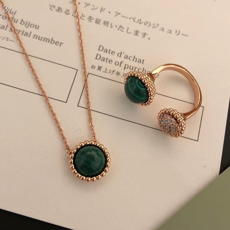 [Amore Jewels]PERLEE COULEURS DIAMOND ROSE GOLD BETWEEN THE FINGER RING