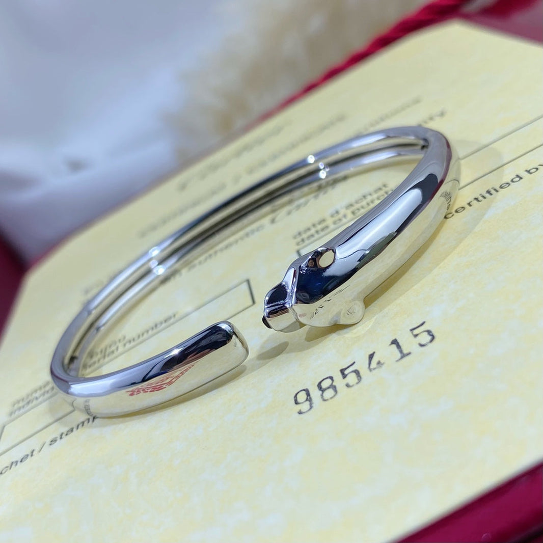 [Amore Jewels]PANTHERE SILVER OPEN BRACELET