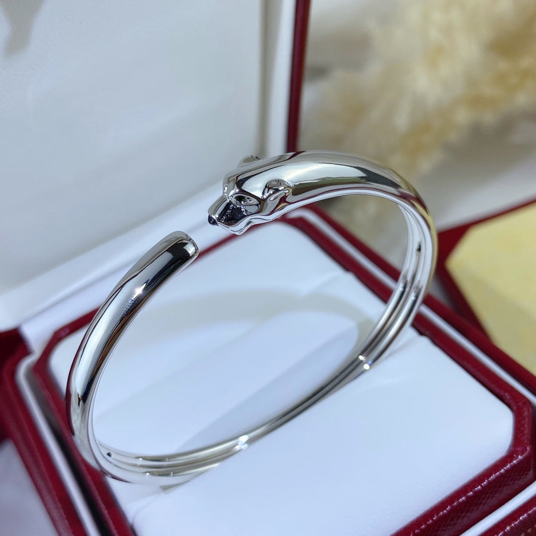 [Amore Jewels]PANTHERE SILVER OPEN BRACELET