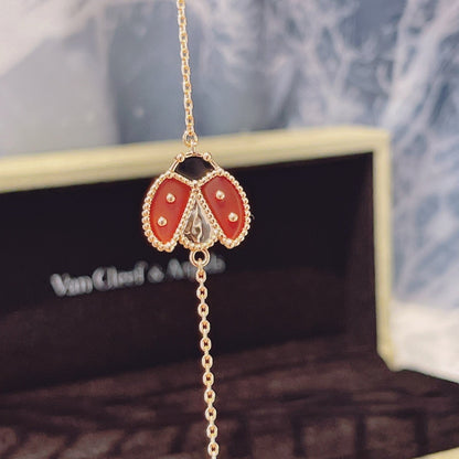 [Amore Jewels]LUCKY SPRING 1 MOTIF PINK GOLD BRACELET
