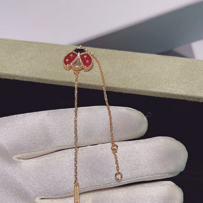 [Amore Jewels]LUCKY SPRING 1 MOTIF PINK GOLD BRACELET