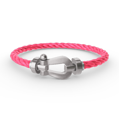 [Amore Jewels]FORCE LARGE HORSESHOE NO DIAMOND BRACELET SILVER