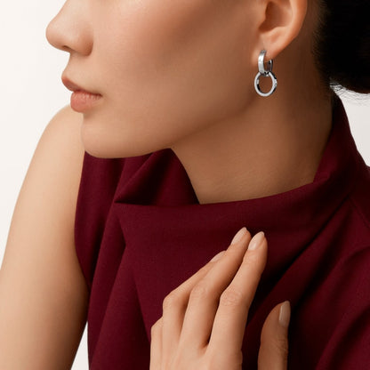 [Amore Jewels]LOVE 3.3MM DANGLE EARRINGS