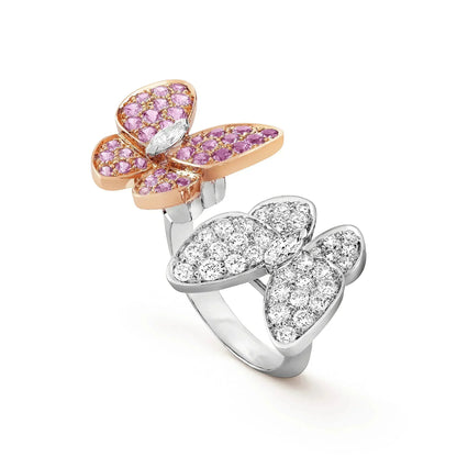 [Amore Jewels]TWIN BUTTERFLY DIAMOND RING
